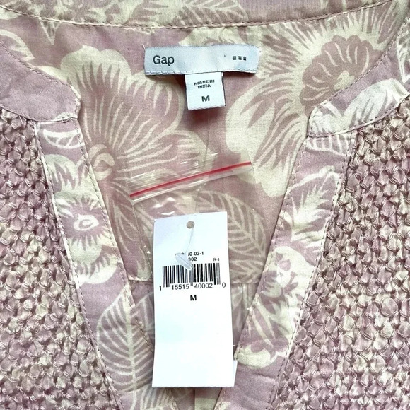 NWT GAP Floral Long Sleeve Blouse - Picture 2 of 4